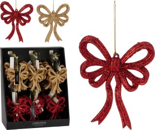 KOKARDKA WISZĄCA 13CM 2ASS CLR