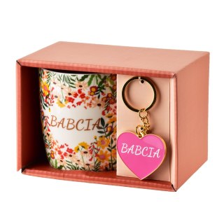 BABCIA Kubek z brelokiem 350ml 8,5x12x9cm