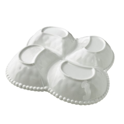 BASIC Miska 4-dzielona 25x25x5cm