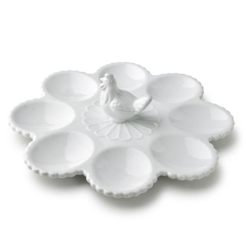 BASIC Talerz na 8 jajek 23x23x7,5cm kura