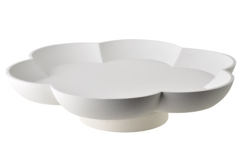 DAZ Patera dekoracyjna 30x30x8cm kwiat biała