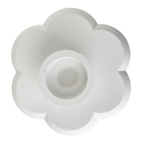 DAZ Patera dekoracyjna 30x30x8cm kwiat biała