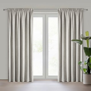 Firana 140x270 Megi stalowa szenilowa gotowa na taśmie Eurofirany