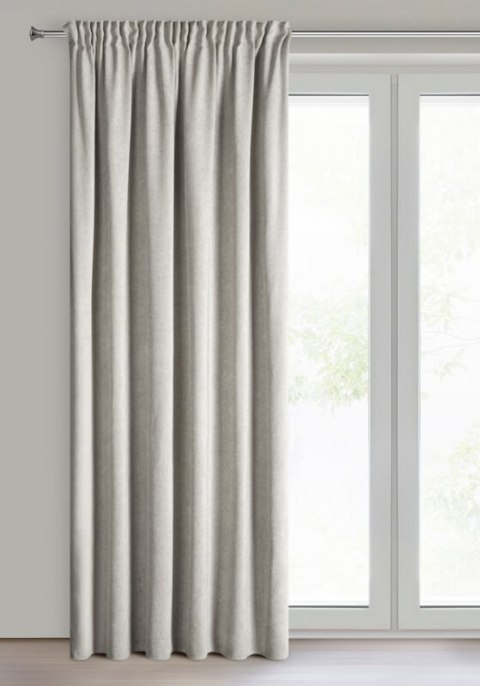 Firana 140x270 Megi stalowa szenilowa gotowa na taśmie Eurofirany