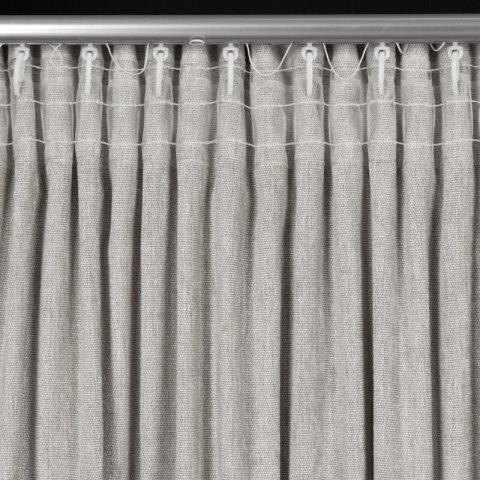 Firana 140x270 Megi stalowa szenilowa gotowa na taśmie Eurofirany