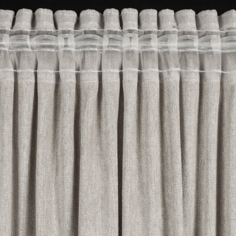 Firana 140x270 Megi stalowa szenilowa gotowa na taśmie Eurofirany