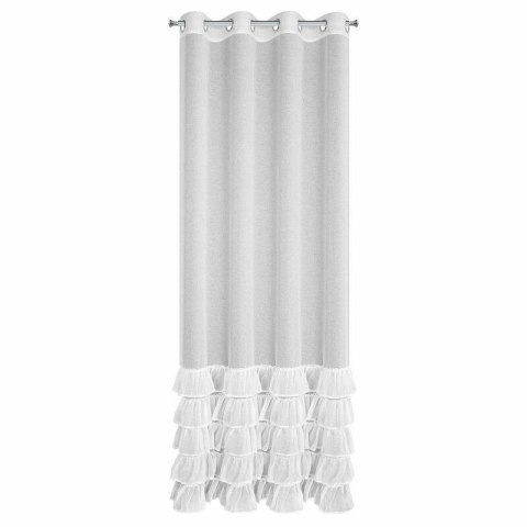 Firana gotowa Dani 140x250 biała na przelotkach Eurofirany