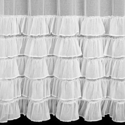 Firana gotowa Dani 140x250 biała na przelotkach Eurofirany