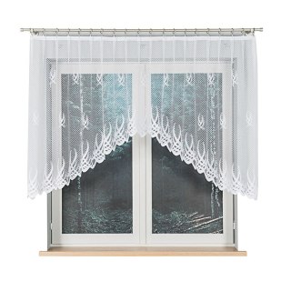 Firana żakardowa gotowa 250x120 biała Gosia