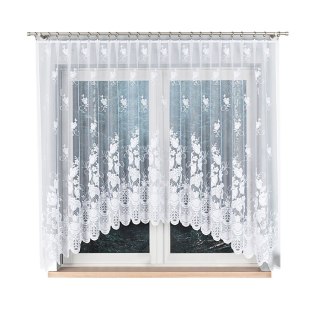 Firana żakardowa gotowa 300x160 biała Edyta