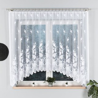 Firana żakardowa gotowa 300x160 biała Edyta