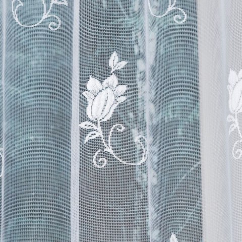 Firana żakardowa gotowa 300x160 biała Edyta