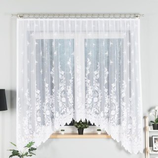 Firana żakardowa gotowa 300x180 biała Ludwika