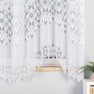 Firana żakardowa gotowa 340x180 biała Emilia