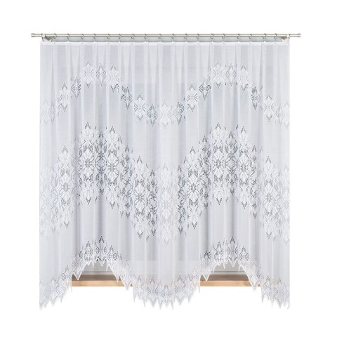 Firana żakardowa gotowa 340x180 biała Emilia