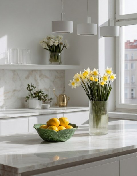 LETTU Naczynie dekoracyjne Misa 30x30x13cm Liście sałaty