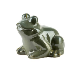 MAVE GREEN Figura żaba ceramiczna 16x15,5x13 cm