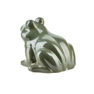 MAVE GREEN Figura żaba ceramiczna 16x15,5x13 cm