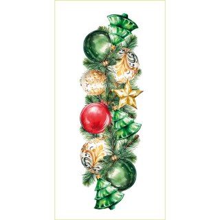 Obrus bieżnik wodoodporny 60x120 009 wielokolorowy Nina