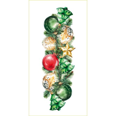 Obrus bieżnik wodoodporny 60x120 009 wielokolorowy Nina