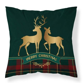 Poszewka świąteczna 40x40 z reniferami Merry Christmas MF030 A - dekoracyjna poszewka 3D Christmas Dreams