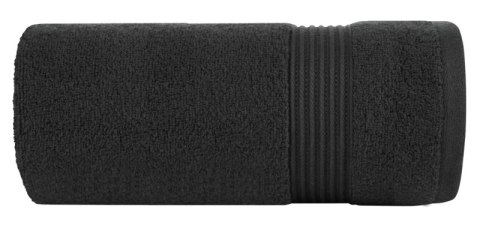 Ręcznik Molly 70x140 cm czarny frotte bawełniany 550 g/m2 Eurofirany