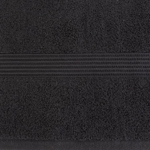Ręcznik Molly 70x140 cm czarny frotte bawełniany 550 g/m2 Eurofirany