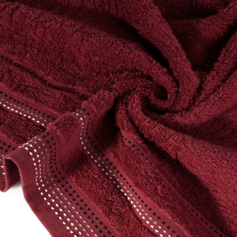 Ręcznik Pola 50x90 20 bordowy frotte 500 g/m2 Eurofirany