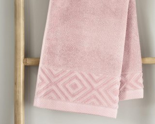 Ręcznik bawełniany Paula 50x90 różowy 550 g/m2
