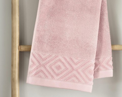 Ręcznik bawełniany Paula 50x90 różowy 550 g/m2