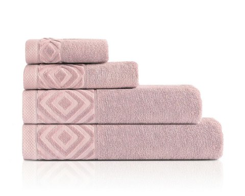 Ręcznik bawełniany Paula 50x90 różowy 550 g/m2