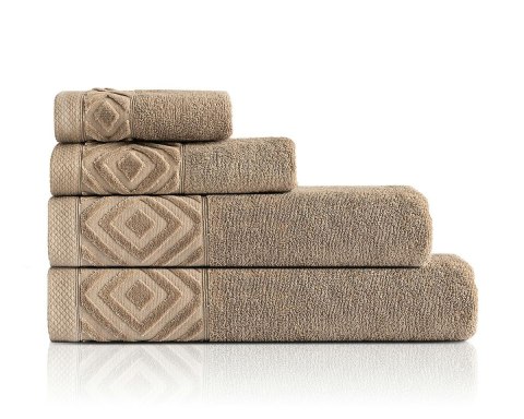 Ręcznik bawełniany Paula 50x90 taupe 550 g/m2