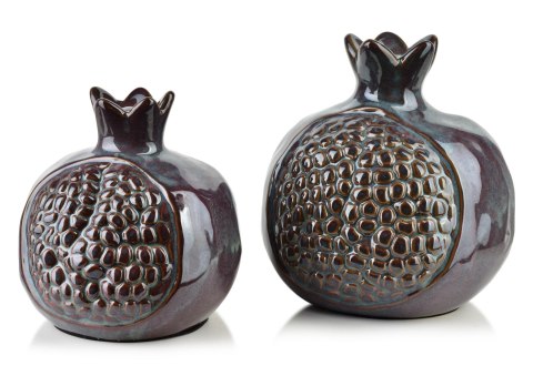 SAGGIO Figura Granat 12x12x13cm fioletowy