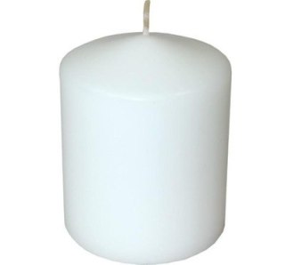 Świeca CLASSIC CANDLES Walec mały 7x7x10cm biała parafinowa