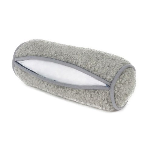 Wałek pod głowę wełniany merynos 50x15 szary Wyroby rehabilitacyjne i rozgrzewające