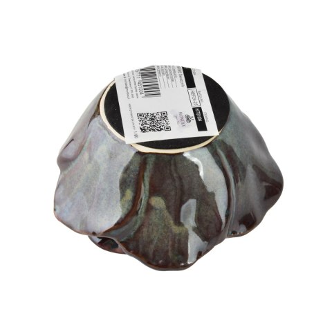 YARINE Świecznik Kwiat 11x11x6cm fioletowy