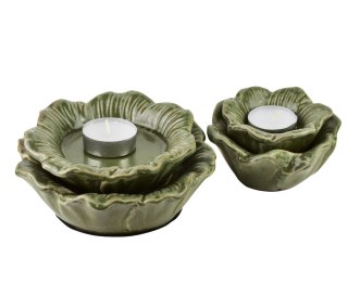 YARINE Świecznik Kwiat 15x15x7cm