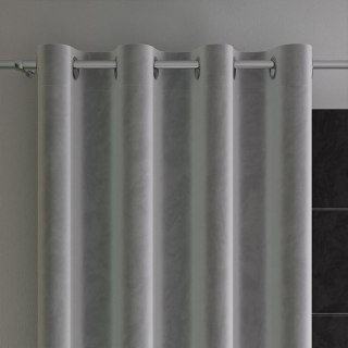 Zasłona gotowa na przelotkach 140x160 005 jasny szary Velvi