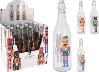 BUTELKA 1L Z KLIPSEM 3 RODZAJE