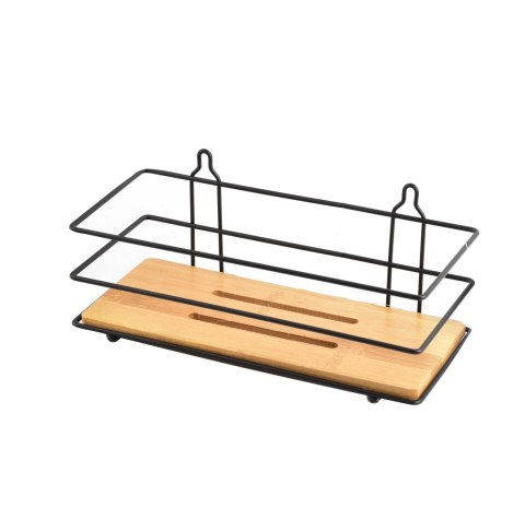 CARL BAMBOO Półka łazienkowa h8x11x26cm1 poziom CARL BAMBOO Półka łazienkowa h8x11x26cm1 poziom