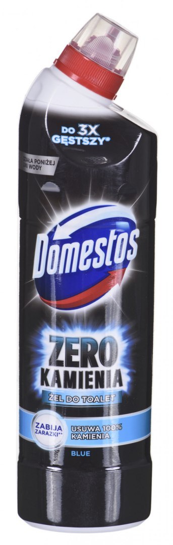 DOMESTOS ZERO Płyn do WC 750ml ZERO niebieski DOMESTOS ZERO Płyn do WC 750ml ZERO niebieski