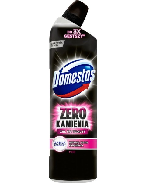 DOMESTOS ZERO Płyn do WC 750ml ZERO różowy DOMESTOS ZERO Płyn do WC 750ml ZERO różowy