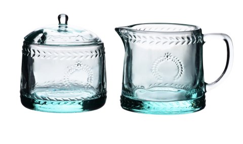 ECILA LIGHT Komplet cukiernica śr 9xh7,3cm z mlecznikIEM 300ml ECILA LIGHT Komplet cukiernica śr 9xh7,3cm z mlecznikIEM 300ml