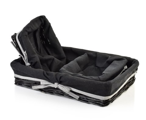 WILL Komplet 3 koszy XL:39x25xh9/2M:19x16xh8cm WILL Komplet 3 koszy XL:39x25xh9/2M:19x16xh8cm