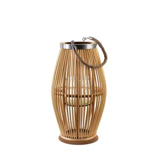LUCIE NATURAL Lampion 22xh40cm
