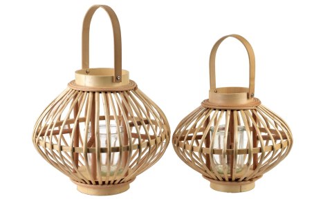 LUCIE NATURAL Lampion 32xh27cm LUCIE NATURAL Lampion 32xh27cm
