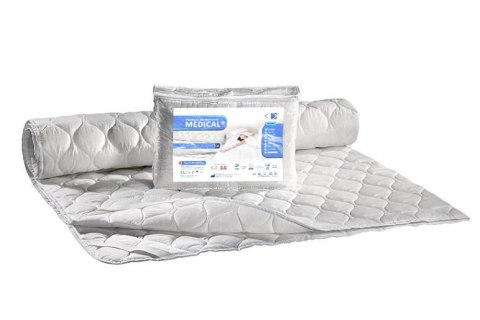 Podkład na materac antyalergiczny 160x200 Medical biały z gumką AMW Podkład na materac antyalergiczny 160x200 Medical biały z gumką AMW