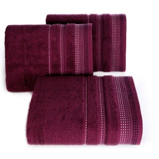 Ręcznik Pola 30x50 24 bakłażanowy frotte 500 g/m2 Eurofirany