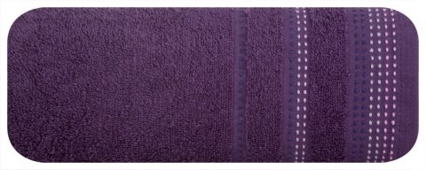 Ręcznik Pola 50x90 11 śliwkowy frotte 500 g/m2 Eurofirany