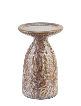 YARINE BEIGE Świecznik 10,5x8,5x16,5cm